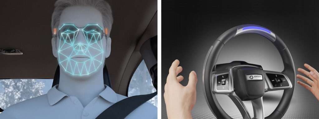 GM Driver Monitoring System tracking eyes for safety