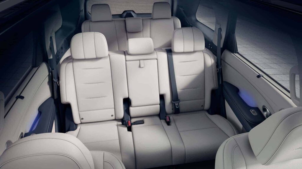 Overhead view of the 2026 Palisade 9-passenger seating configuration.