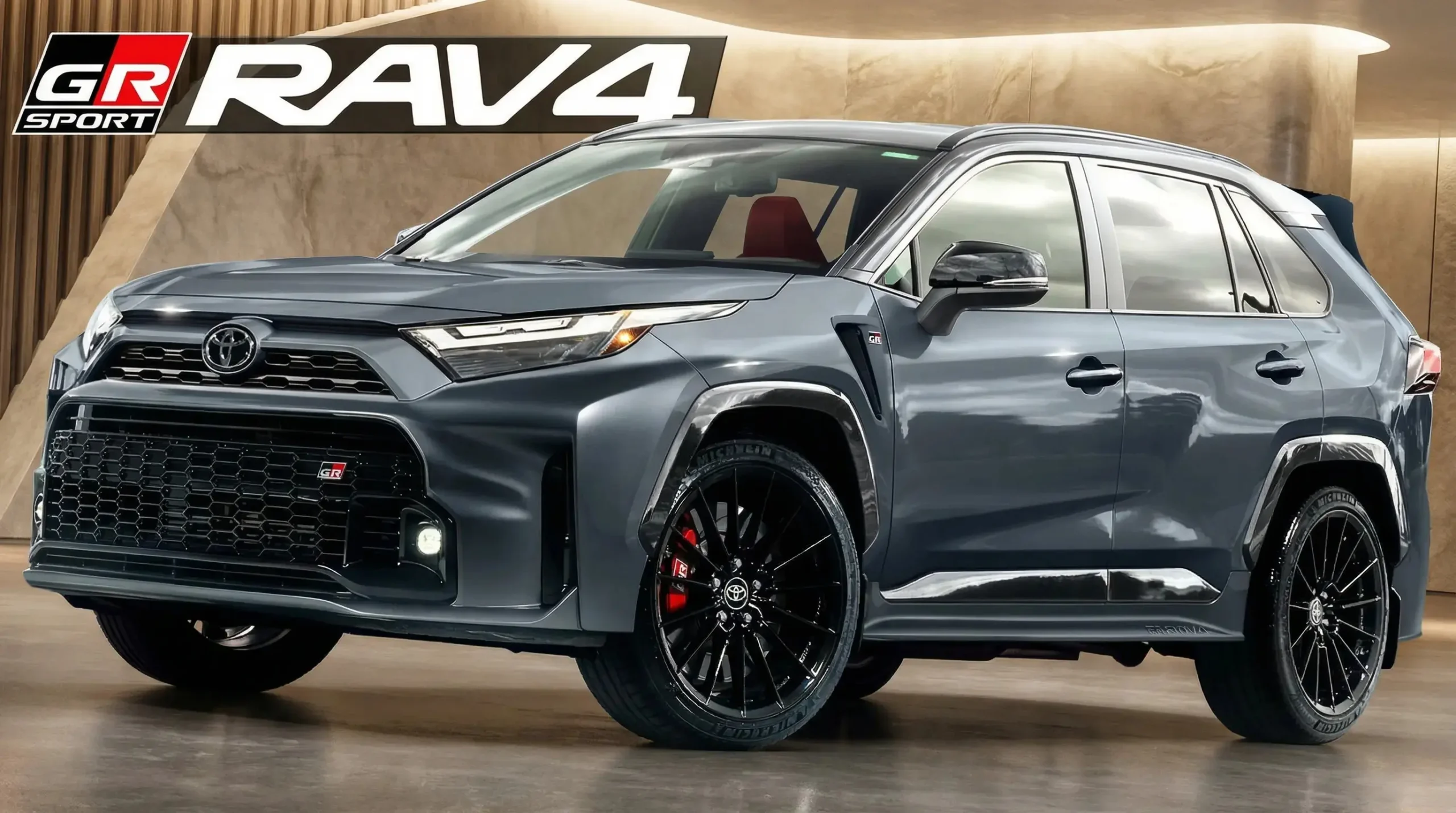 2026 라브4 풀체인지 Toyota RAV4 GR Sport exclusive wheel and suspension detail